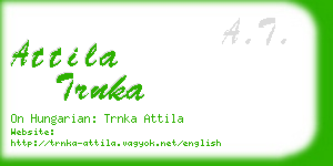 attila trnka business card